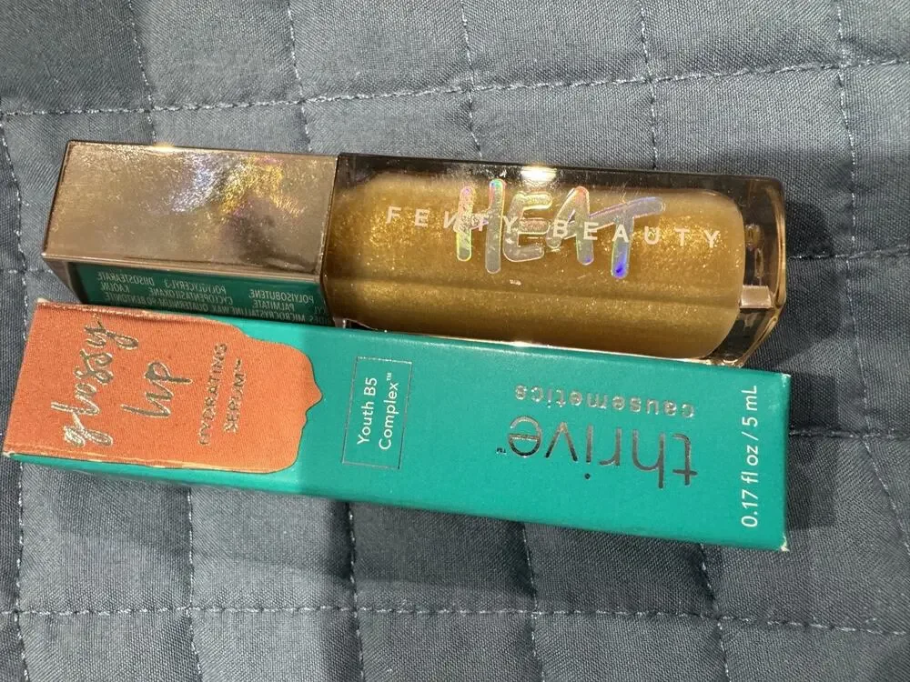 Lot of 2 Fabulous Lip Glosses Fenty Beauty & Thrive